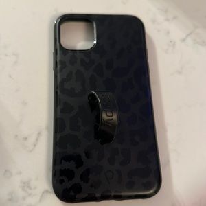 Loopy iPhone 11/Xr Black Midnight Leopard Case